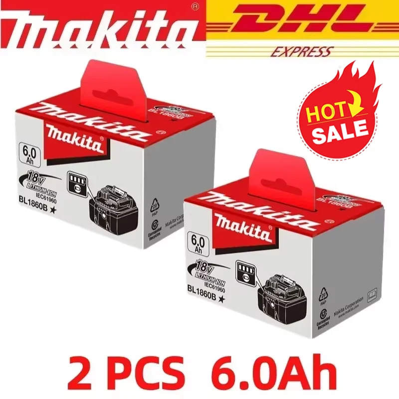 MAKITA Rechargeable 18V Lithium Battery BL1840, BL1830, BL1850, BL1850B for Original Makita Tools