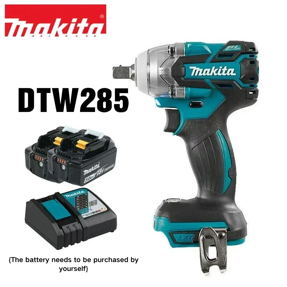 MAKITA DTW285 Brushless Cordless Impact Wrench 320N.M, Rechargeable with 18V Makita Battery