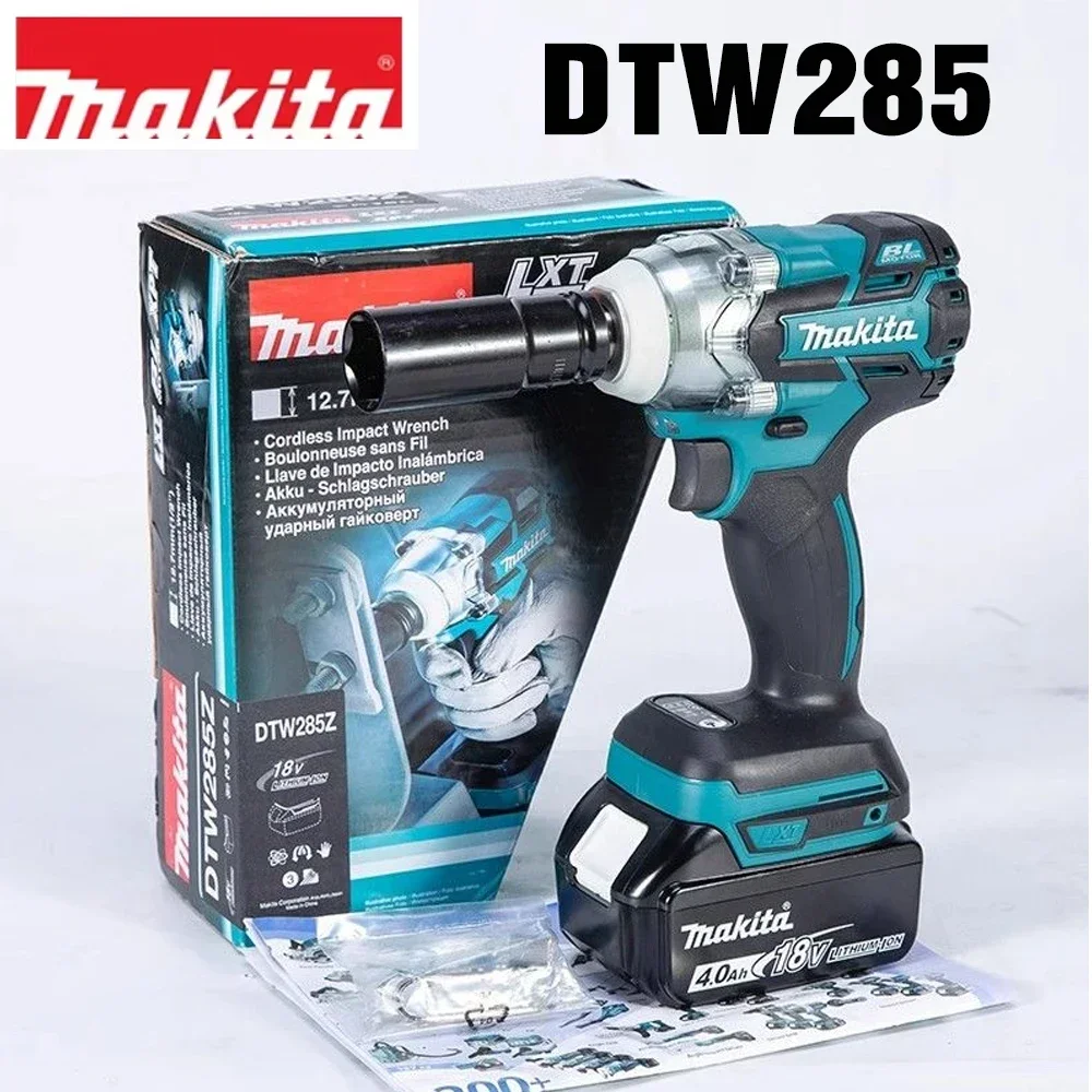 ✅Makita DTW285 320N.M Impact Electric Wrench Brushless Wrench Cordless Tool Power Tools Rechargeable For Makita 18V Battery🔋