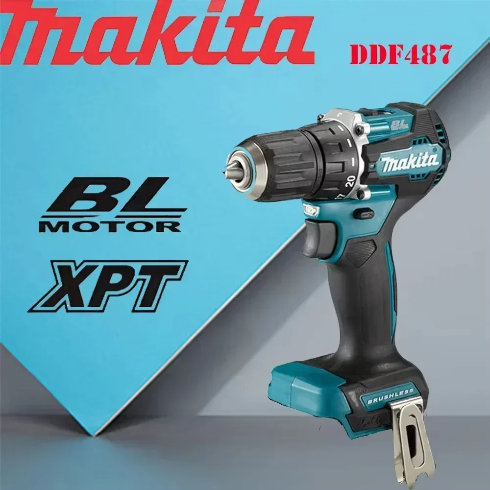 MAKITA DDF487 Cordless Brushless Impact Driver Drill 18V Rechargeable