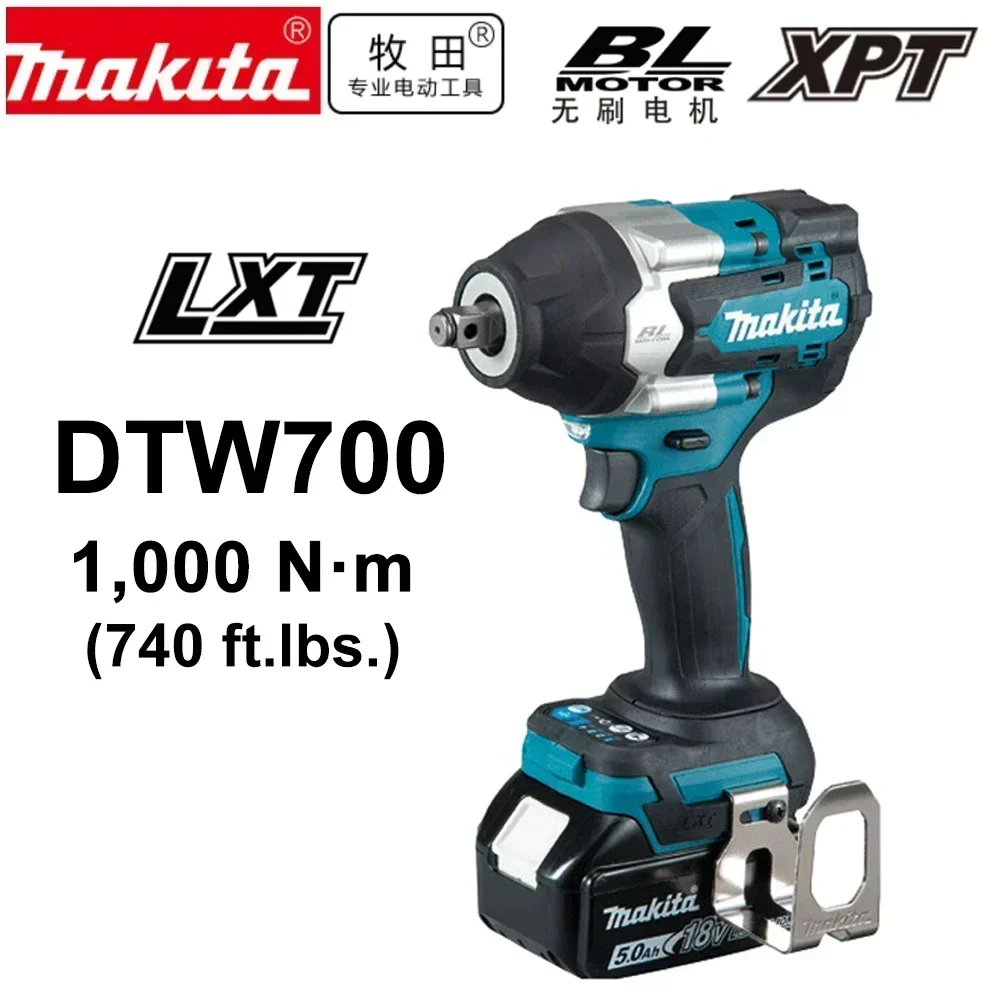 MAKITA DTW700 Brushless Cordless Impact Driver, 18V, High Torque, Rechargeable