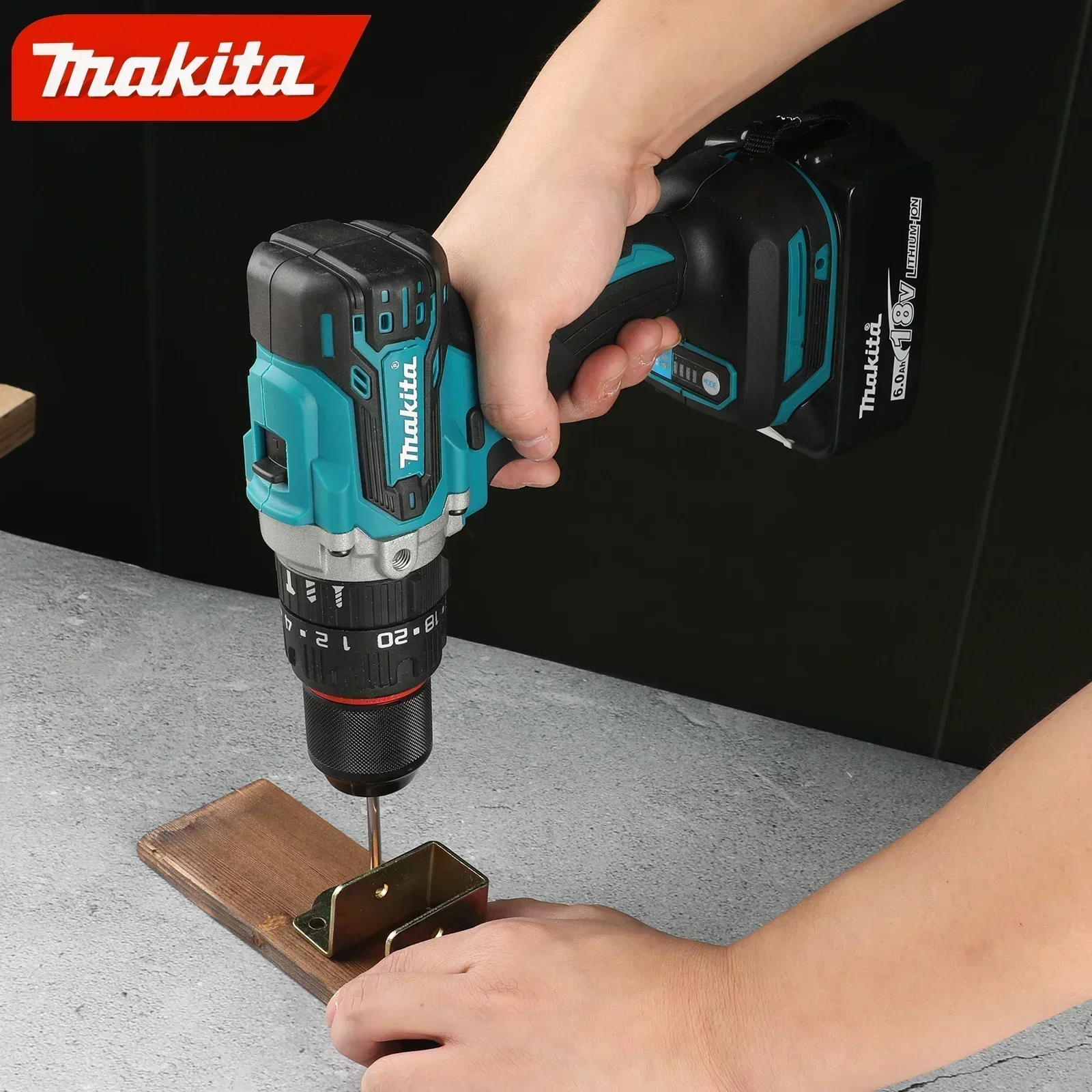 MAKITA DDF487 18V Brushless Cordless Screwdriver/Drill/Impact Driver Kit